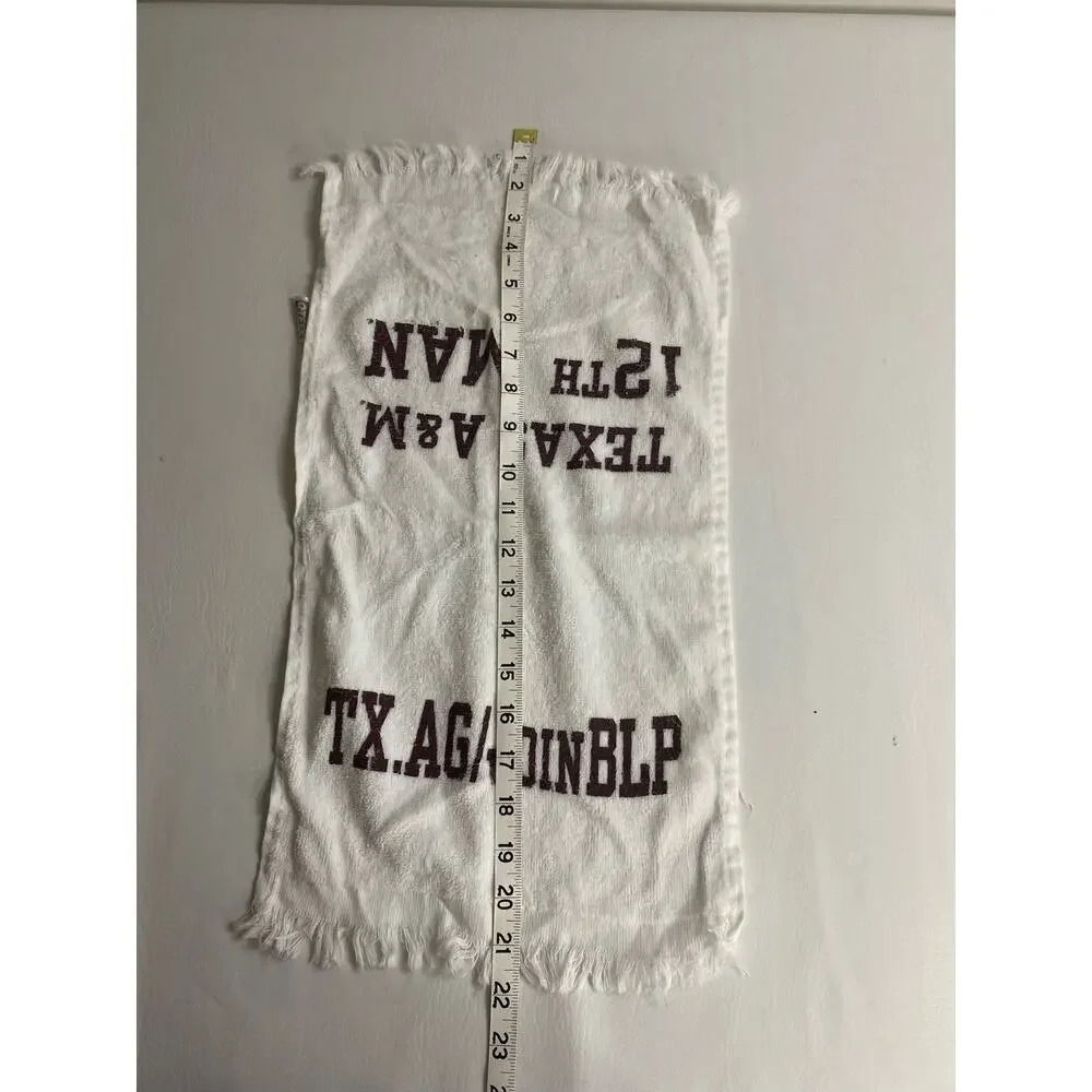 Texas A&M Aggies Golf 2 Towel 11 x 15 White Red Football College 100% Cotton